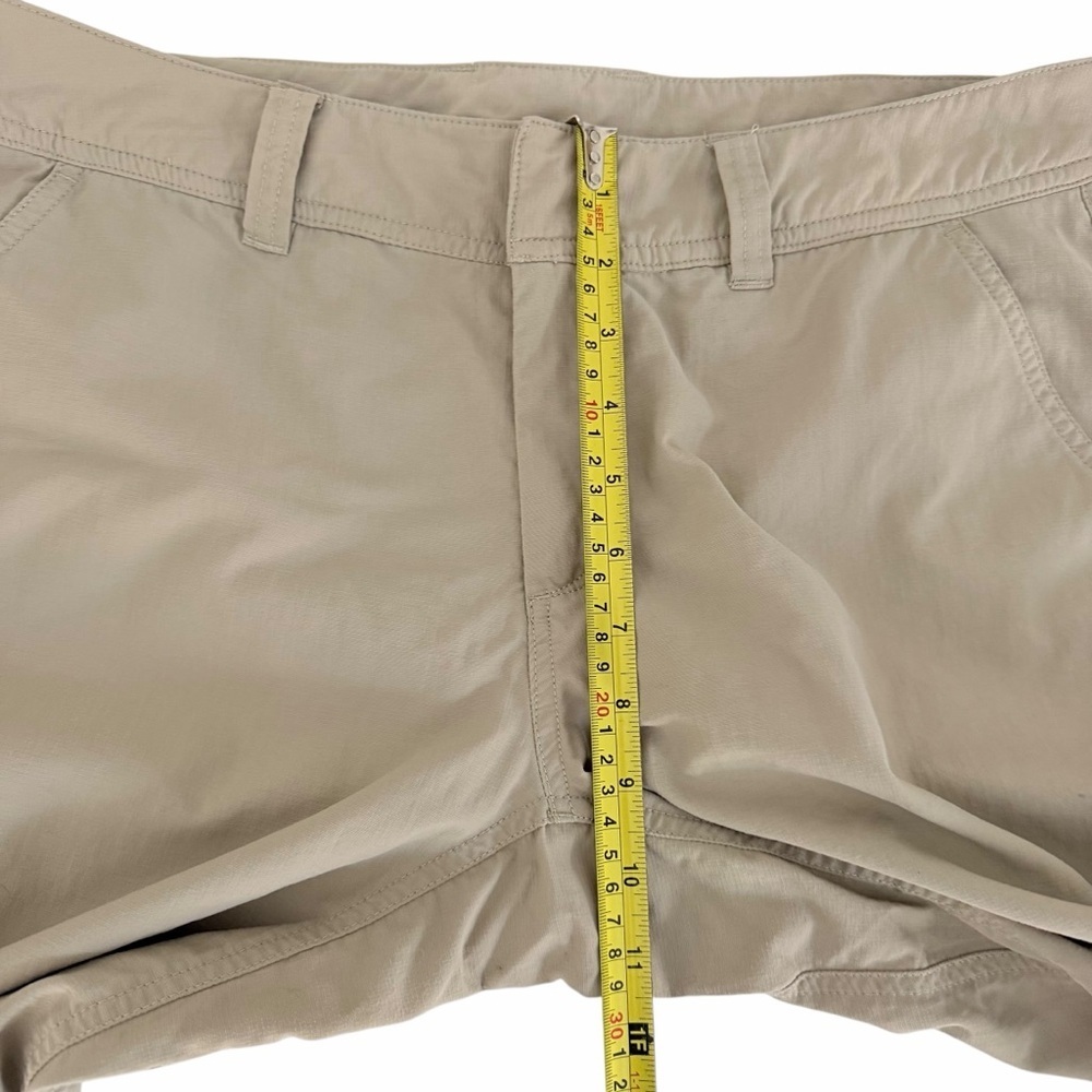 THE NORTH FACE Beige Lightweight Hiking Capri Cargo Pants outdoor travel women’s - Picture 11 of 15